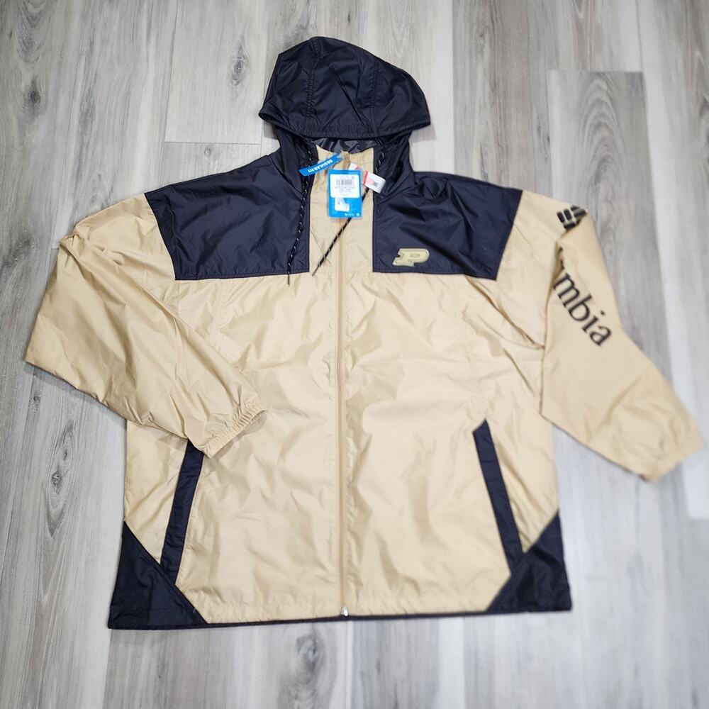 Purdue Boilermakers Jacket Men's 2XL CLG Flash Challenger II Windbreaker New
